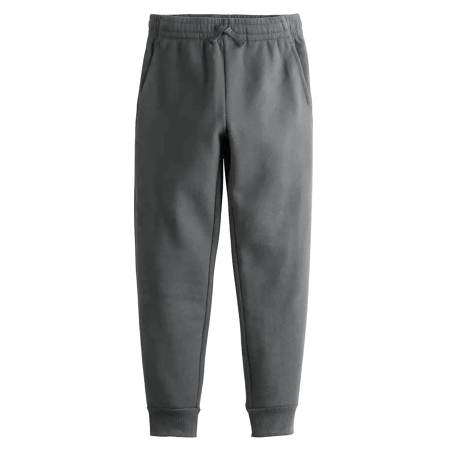 Wholesale Boys Fleece Sweatpants Charcoal  Grey