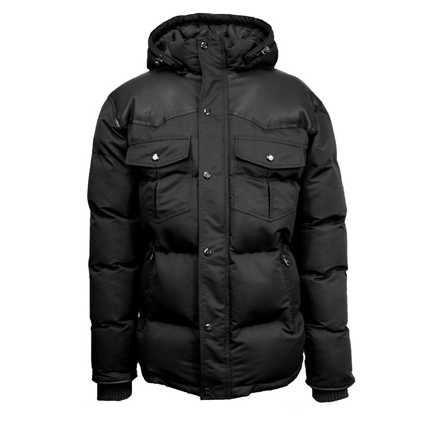 Men's Heavyweight Ranger Style Jacket in Black