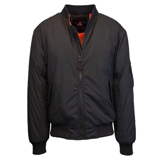 Wholesale Youth Bomber Flight Jacket - Black