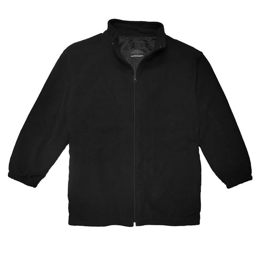wholesale youth polar fleece jacket black