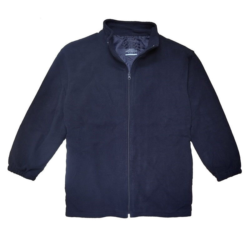 wholesale youth polar fleece jacket navy