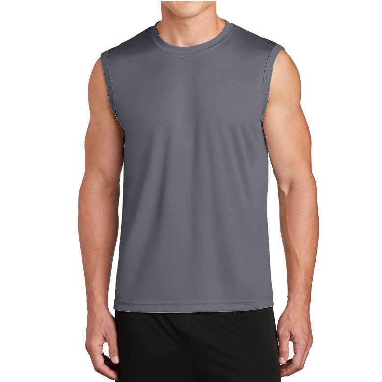 24 Pack Men's Dri-Fit Performance Muscle T-Shirt in Charcoal