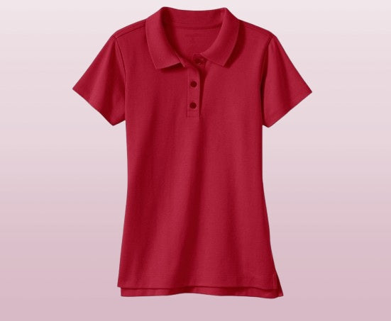 Girls short sleeve polo shirts