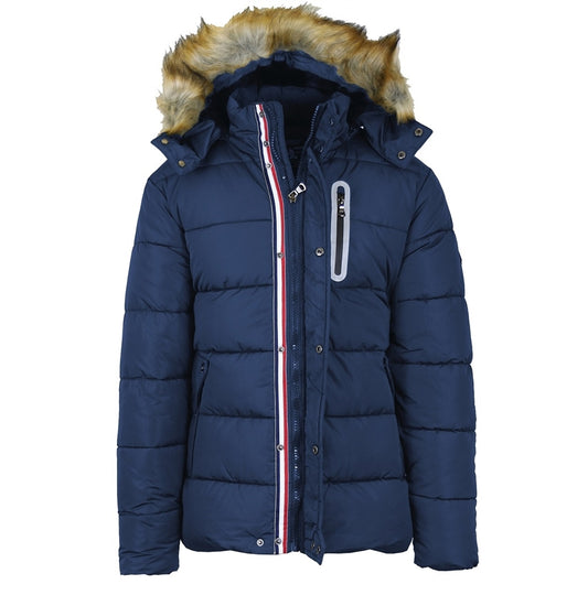 Wholesale Men's Heavyweight Snorkel Jacket by Spire in Navy