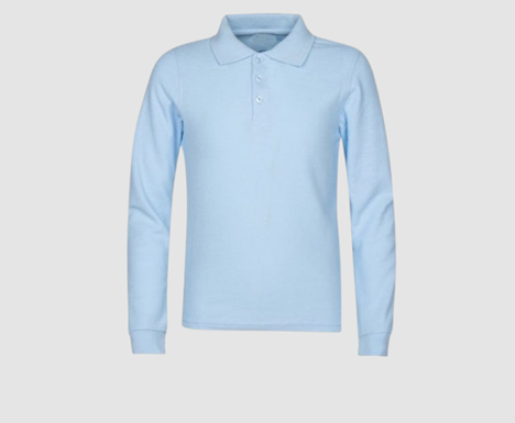 Boys long sleeve polo shirts