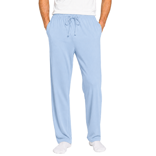 36 Pack Unisex Adult Size Lounge Pants in Light Blue