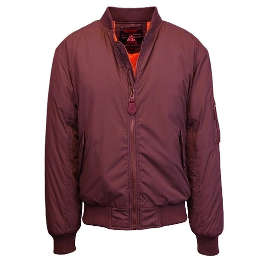 Wholesale Youth Bomber Flight Jacket - Maroon
