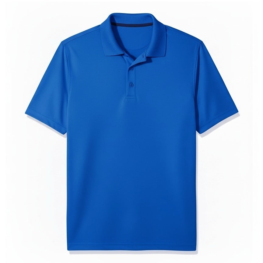 24 Pack Adult Dri Fit Performance Short Sleeve Polo Shirt in Royal Blue