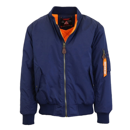 Men's Heavyweight Flight Jacket in Navy