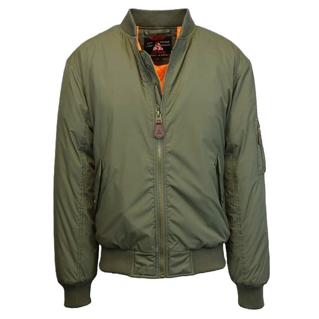 Wholesale Youth Bomber Flight Jacket - Olive