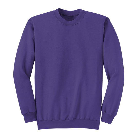 Wholesale Adult Crew Neck Sweatshirt in Purple