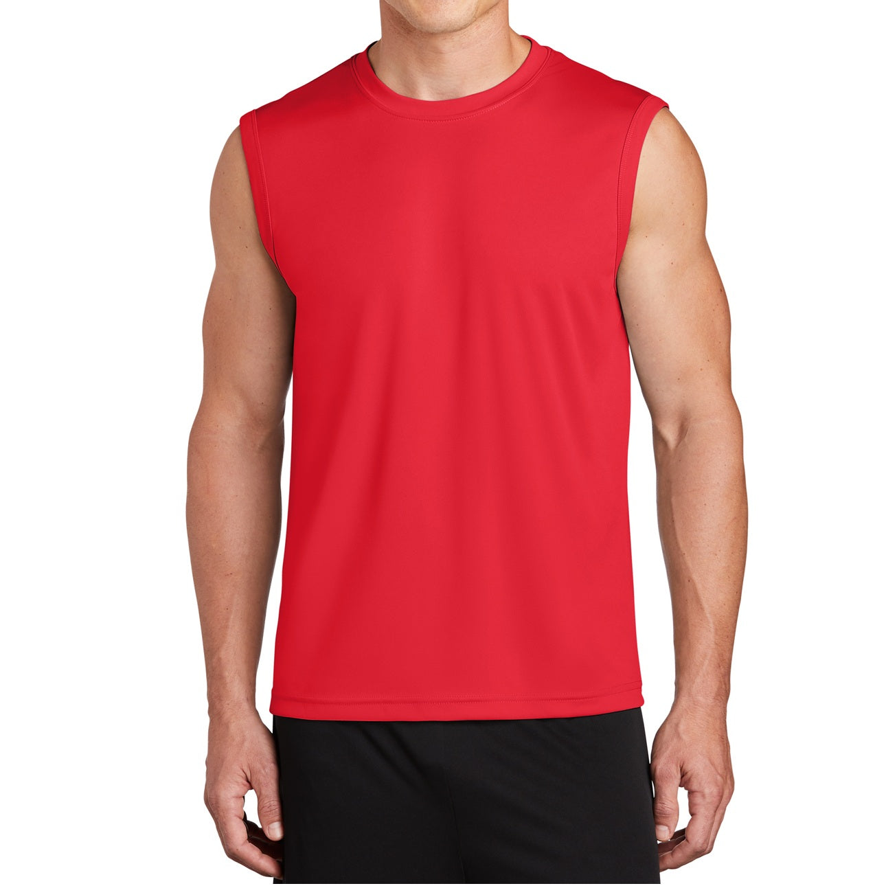 24 Pack Men's Dri-Fit Performance Muscle T-Shirt in Red