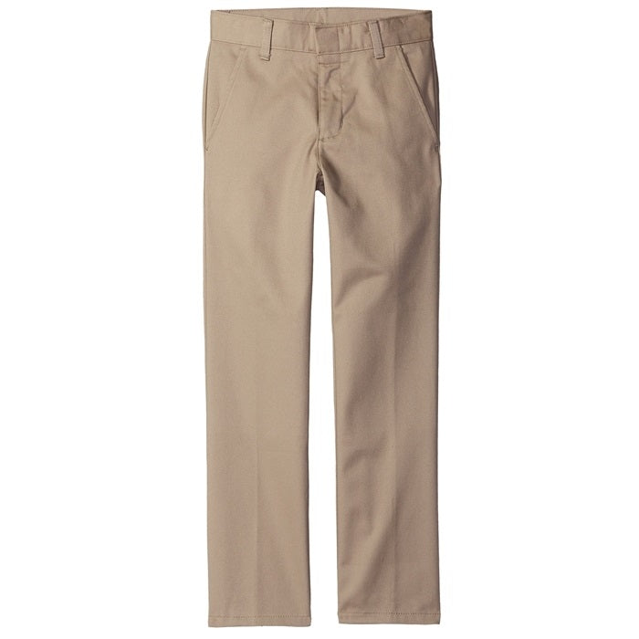 Wholesale Boys School Uniform Slim Fit Pants in Khaki