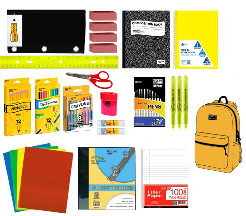 wholesale elementary  school supplies kit