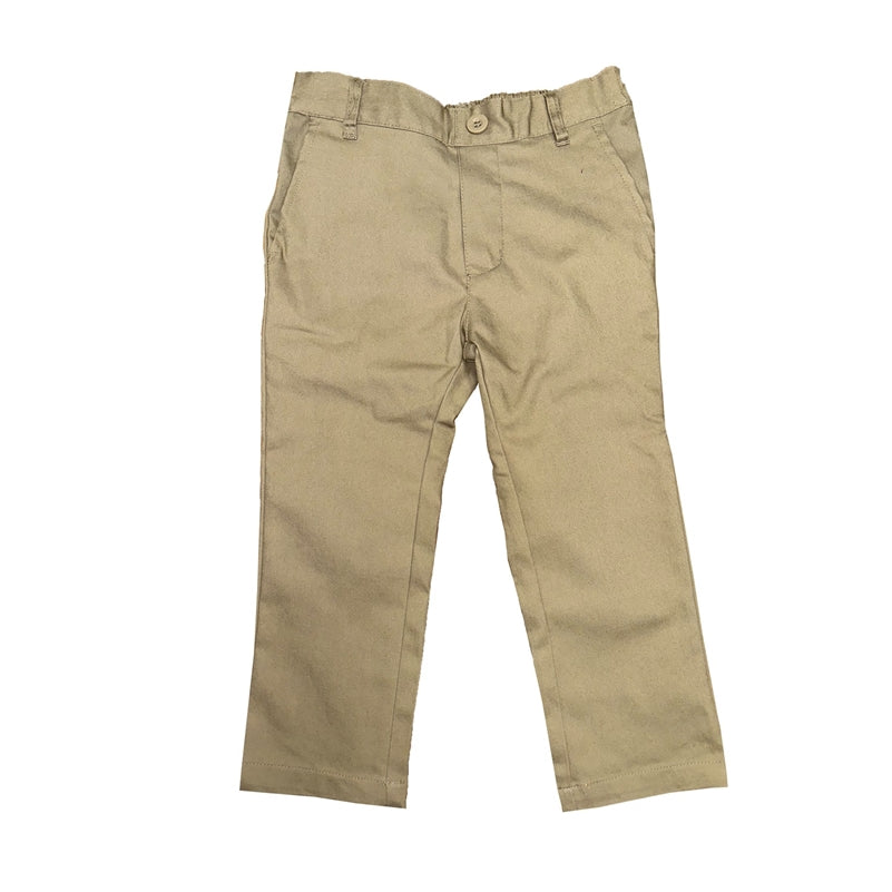 Wholesale Toddler School Uniform Stretch Slim Pull On Pants Sold in