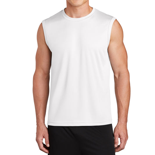 24 Pack Men's Dri-Fit Performance Muscle T-Shirt in White