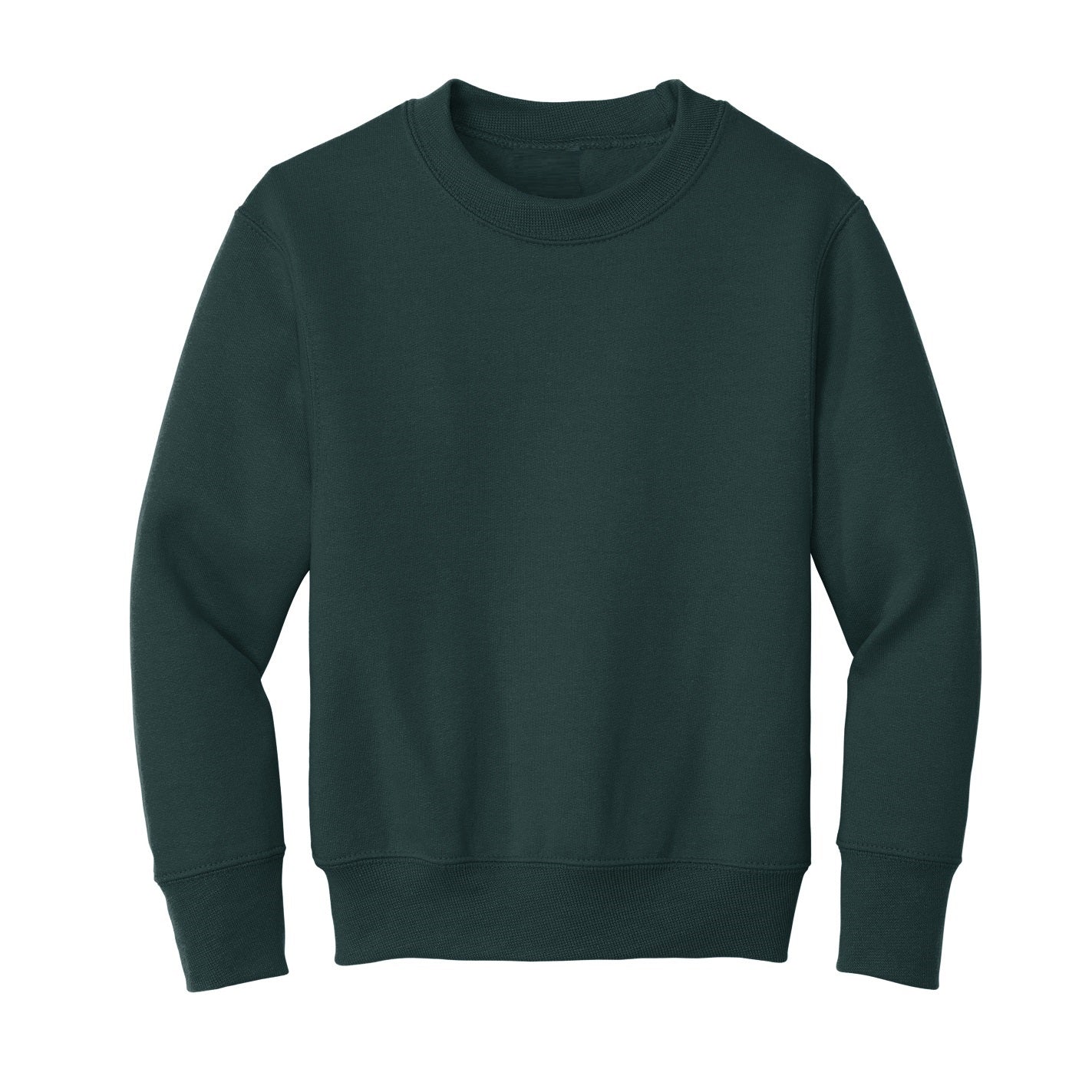 Wholesale Crewneck Sweatshirt in Dark Green