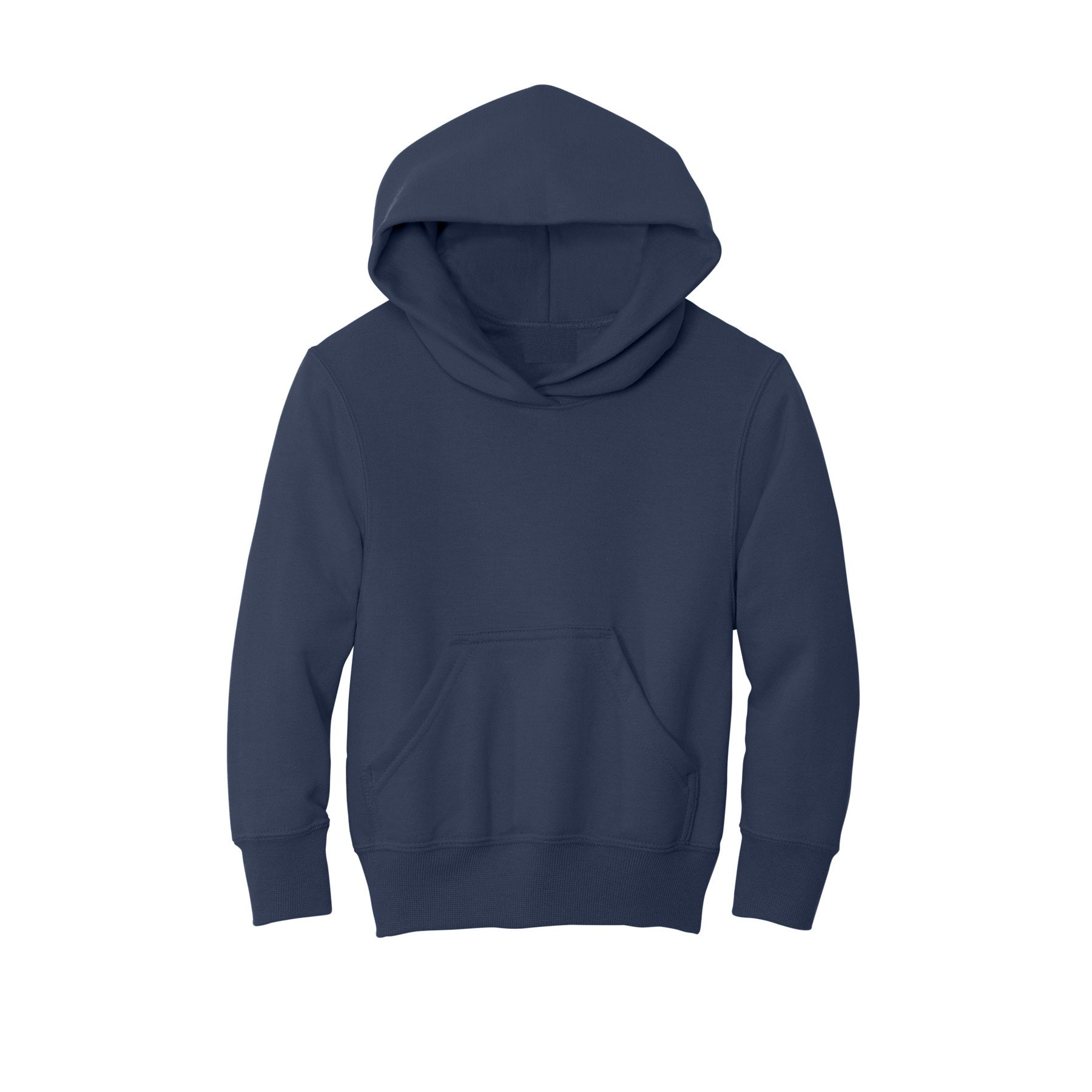 Wholesale Boys Fleece Pullover Hooded Sweatshirt in Navy