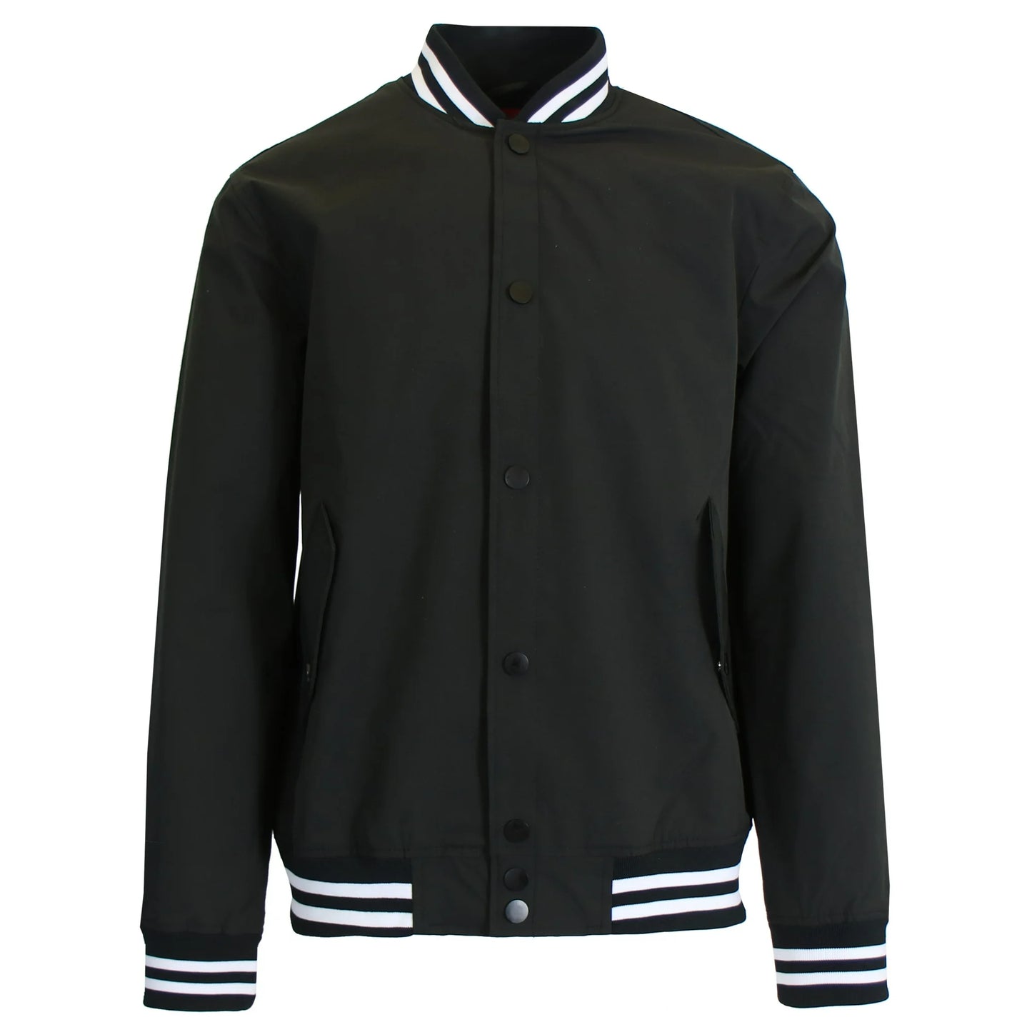 Men's Heavyweight Varsity Jacket in Black
