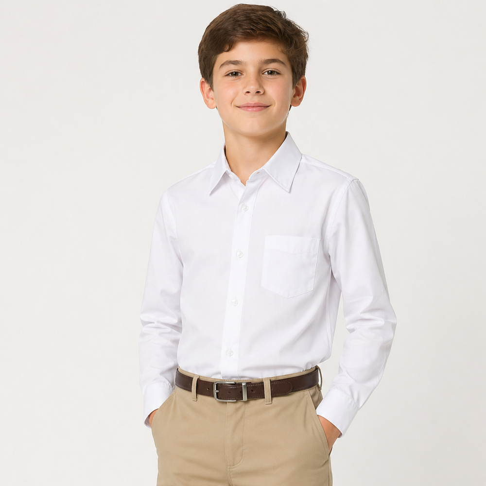 Boys school uniform dress shirts