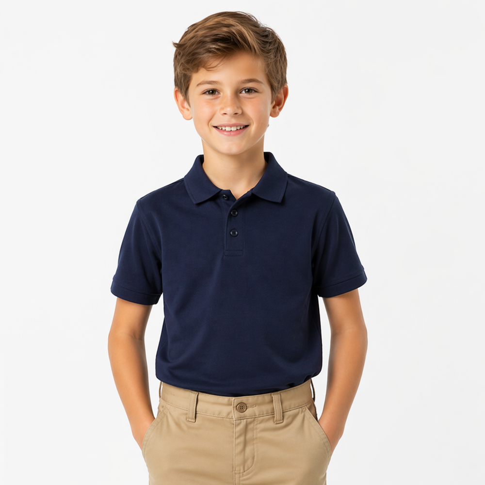 Boys school uniform polo shirts