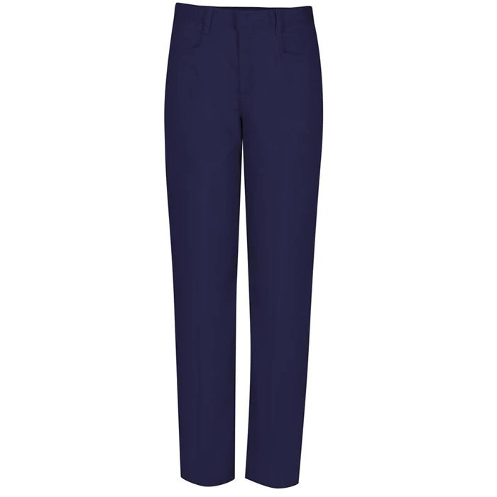 Wholesale Girl's School Uniform Stretch Pencil Skinny Pants in Navy Blue