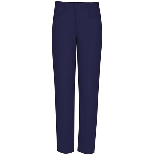 Wholesale Girl's School Uniform Stretch Pencil Skinny Pants in Navy Blue