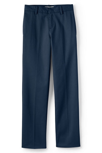 wholesale Husky Boys flat front school pants Navy