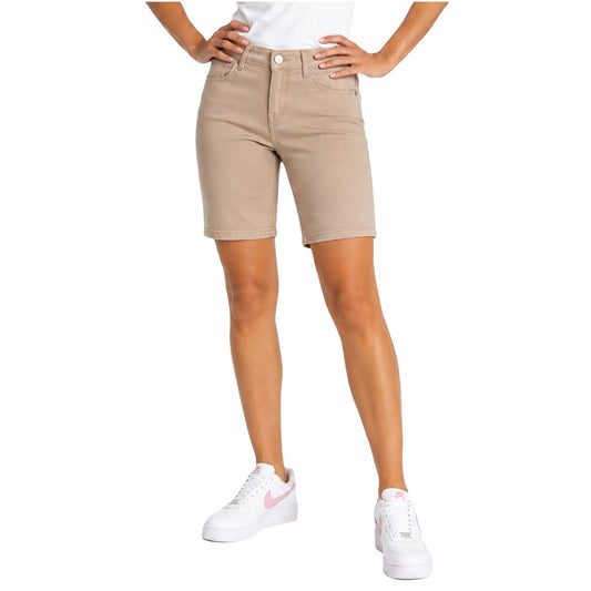 school uniform company wholesale Junior Girl's School Uniform Bermuda Shorts in Khaki by Size