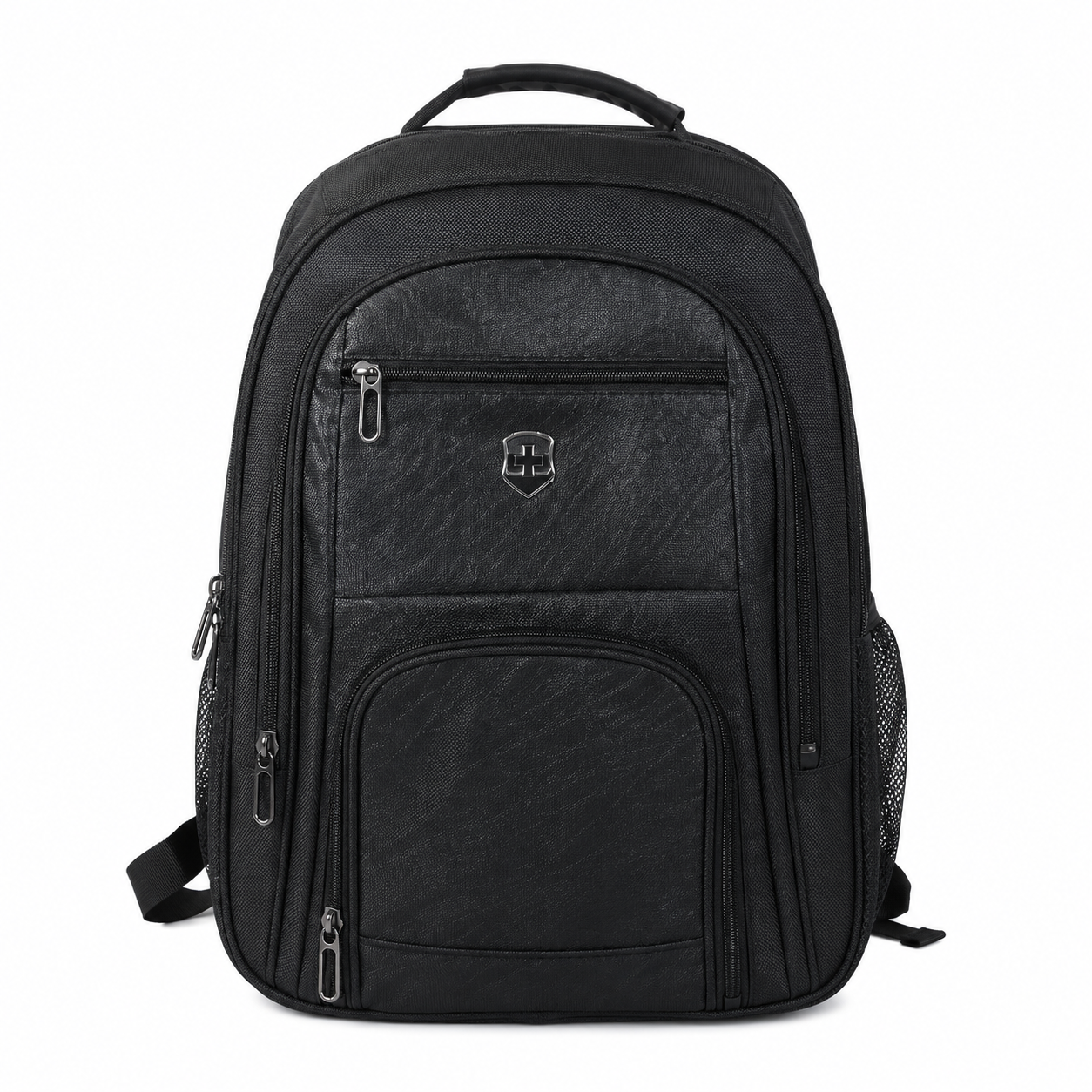 24 Pack - Wholesale 18-Inch Premium Laptop Backpack in Black