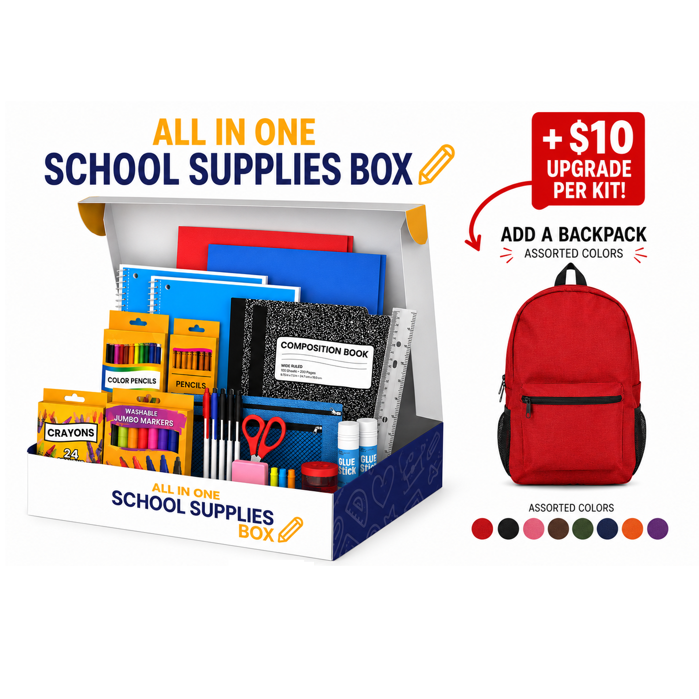 Wholesale School Supply Kits, School Supply Bundles, Bulk School