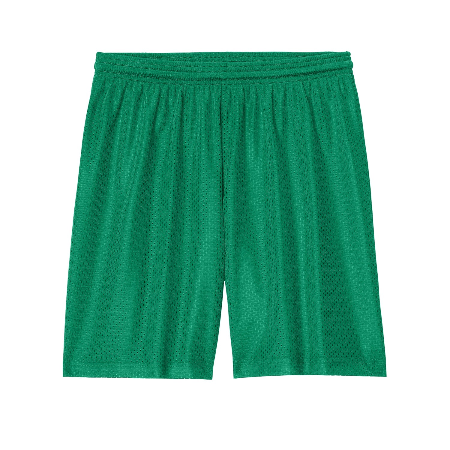 Wholesale Men's 7-inch Kelly Green Mesh Shorts – Bulk & Free Ship