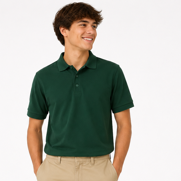 Retail adult short sleeve polos