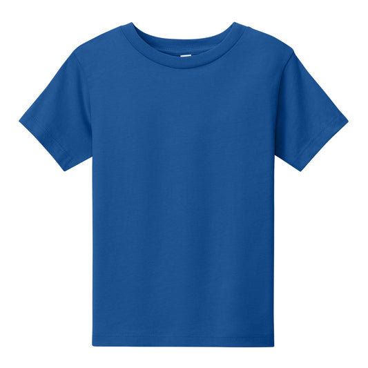 Wholesale Toddler Crew Neck T-Shirt in Royal Blue - Case of 72