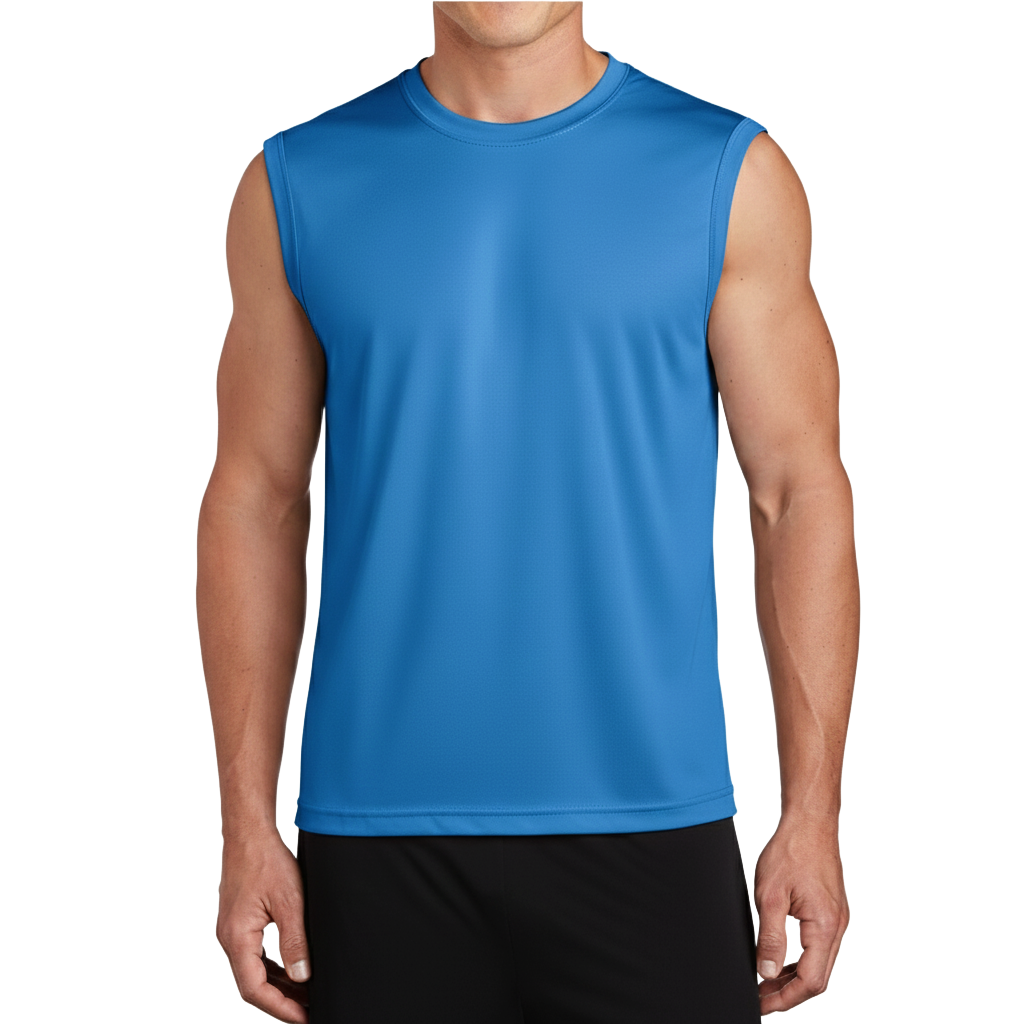 24 Pack Men's Dri-Fit Performance Muscle T-Shirt in Royal Blue