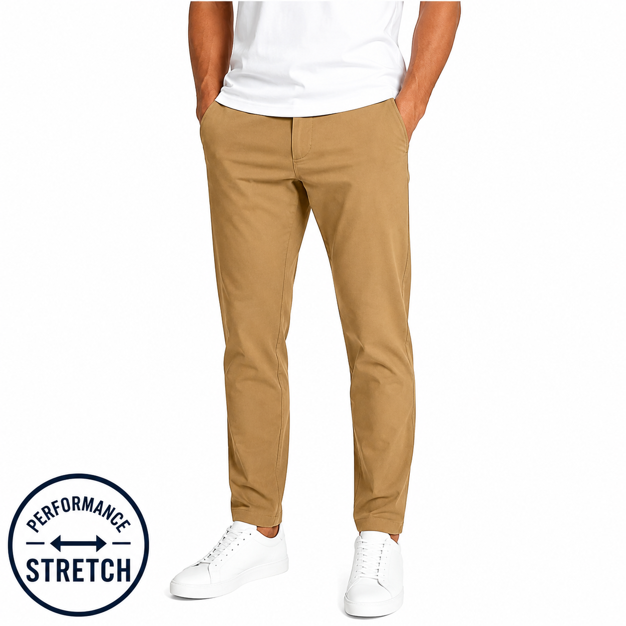 Young Men's Stretch Performance Fit Pants in Timber