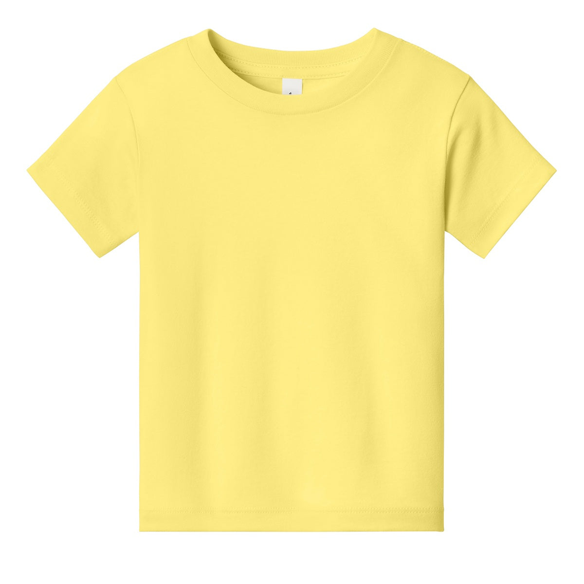 Wholesale Toddler Crew Neck T-Shirt in Yellow - Case of 72