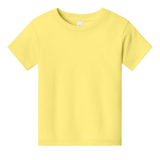 Wholesale Toddler Crew Neck T-Shirt in Yellow - Case of 72