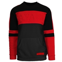 wholesale mens savage sweatshirt black red