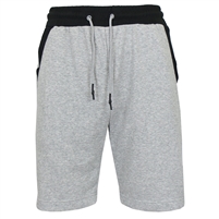 wholesale mens terry shorts grey black