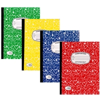 Wholesale College Ruled Composition Notebook - Assorted Colors - 48 Per Case