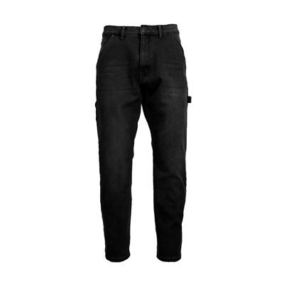 wholesale fleece lined carpenter jeans black