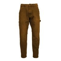 wholesale fleece lined carpenter jeans dark khaki