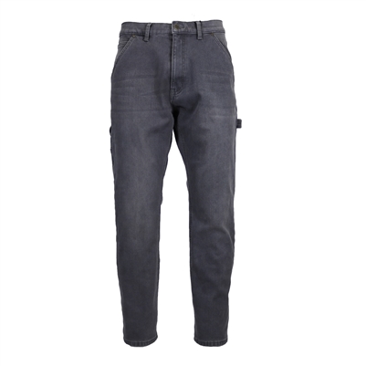 wholesale fleece lined carpenter jeans grey