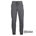 wholesale mens fleece sweatpants reflective pockets charcoal