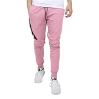wholesale mens tech fleece joggers pink