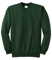 Wholesale Adult Size Crewneck Sweatshirt Dark Green
