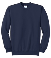 Wholesale Adult Size Crewneck Sweatshirt Navy