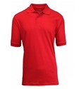 Wholesale Adult Size Short Sleeve Pique Polo Shirt School Uniform in Red. High School Uniform polo Shirts