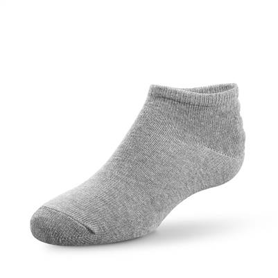 Wholesale Ankle Socks in Grey - 2 Pack